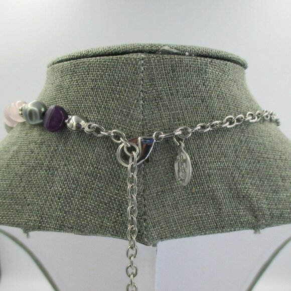 Chico's Beaded Convertible Multi Color Strand Necklace NEW - Picture 7 of 9